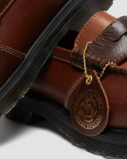 Penton Classic-loafers i kalveskind in Brun