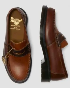 Penton Classic-loafers i kalveskind in Brun