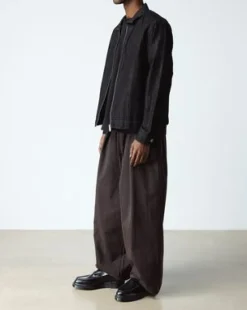 PENTON-LOAFERS I MONOKROMT SMOOTH LÆDER in Sort