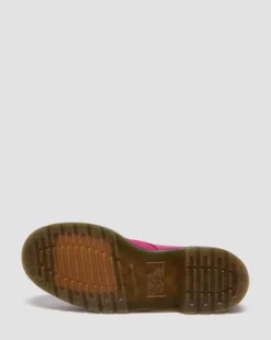 1460-SNØRESTØVLER I MILLED NUBUCK-LÆDER in Pink