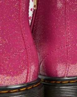 1460-STØVLER I LAKLÆDER MED GLITTER TIL SMÅBØRN in Pink, Sølvfarvet & Guldfarvet