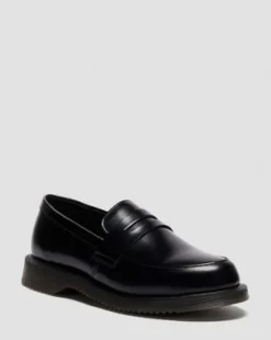 Temara-loafers i Polished Smooth-læder in Sort