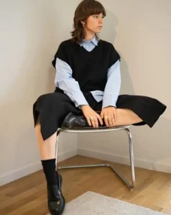 Temara-loafers i Polished Smooth-læder in Sort