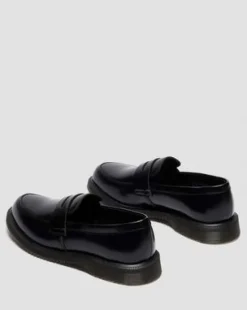 Temara-loafers i Polished Smooth-læder in Sort