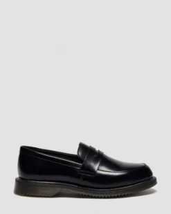 Temara-loafers i Polished Smooth-læder in Sort