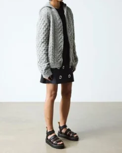 Veganske Blaire Felix Rub Off-sandaler med rem in Sort