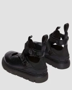 VENT XX01 gladiator-sandal i læder in Sort