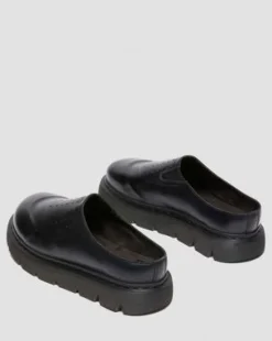 VENT XX02 mules i læder in Sort