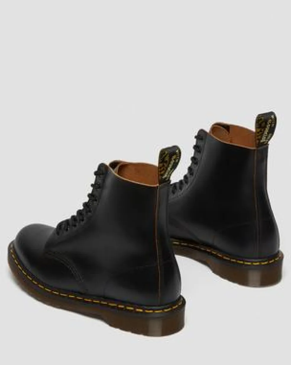 Vintage 1460-ankelstøvler i Quilon-læder in Sort
