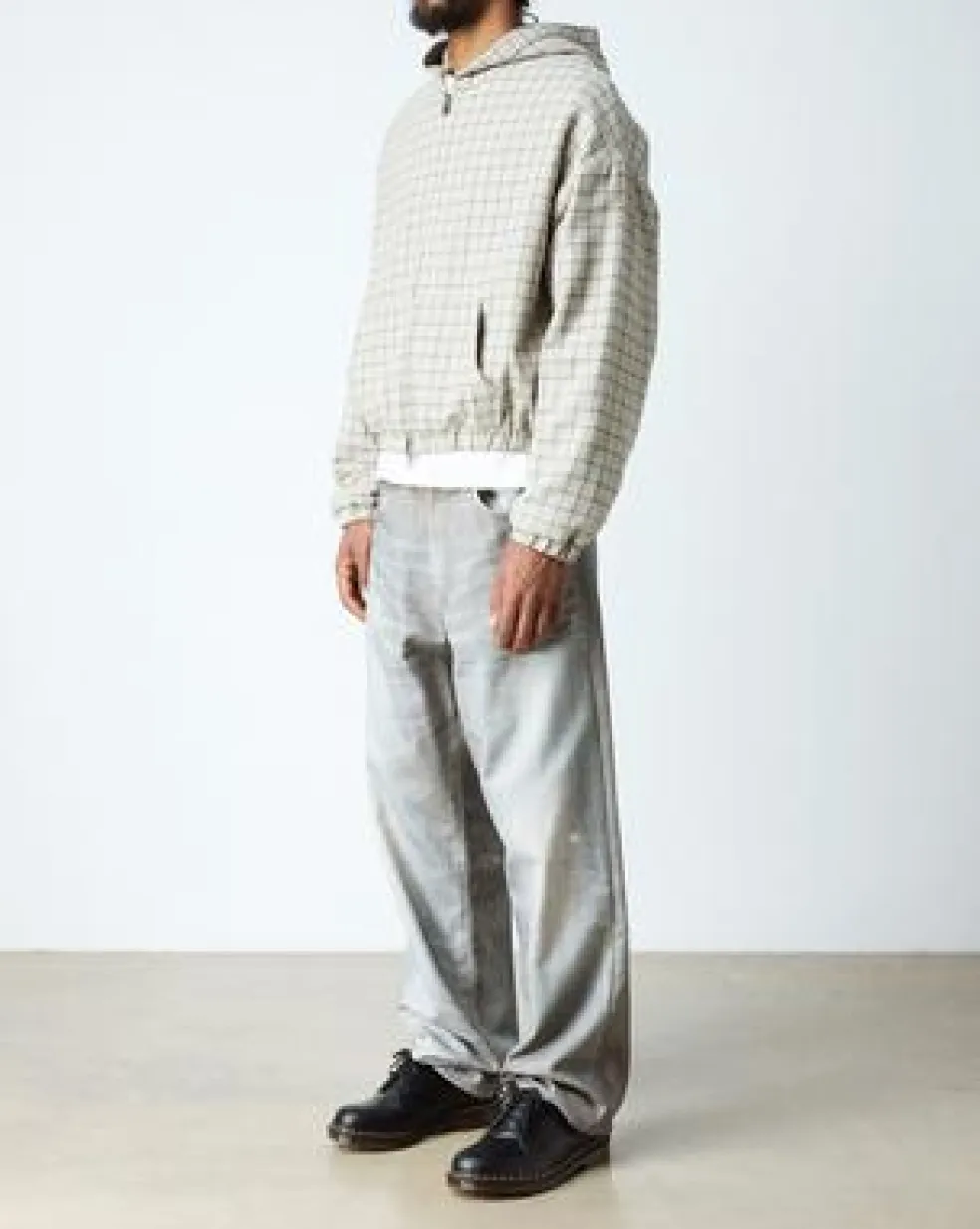 Vintage 1461 Oxford-sko i Quilon-læder in Sort