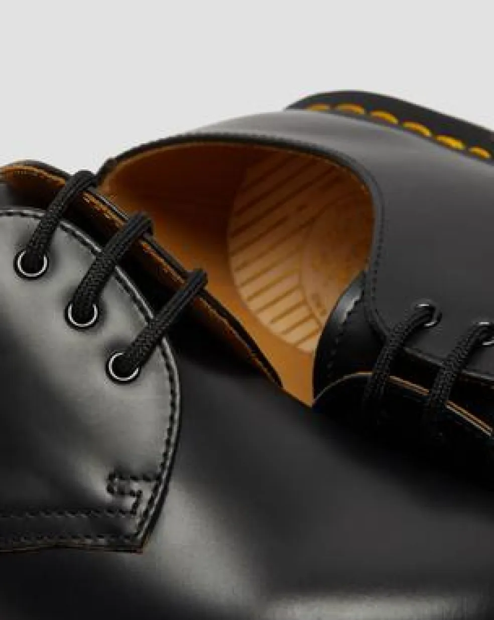Vintage 1461 Oxford-sko i Quilon-læder in Sort
