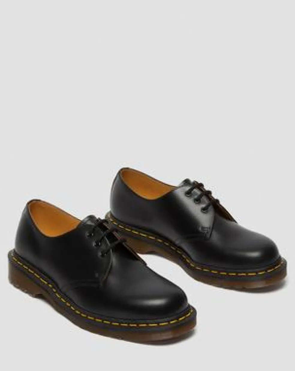 Vintage 1461 Oxford-sko i Quilon-læder in Sort
