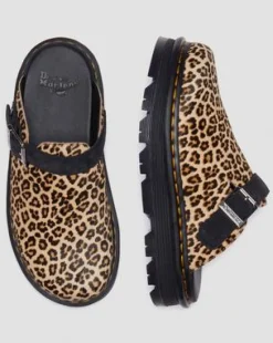Zebzag Casual Slingback Platform-mules i ruskind in Lysebrun